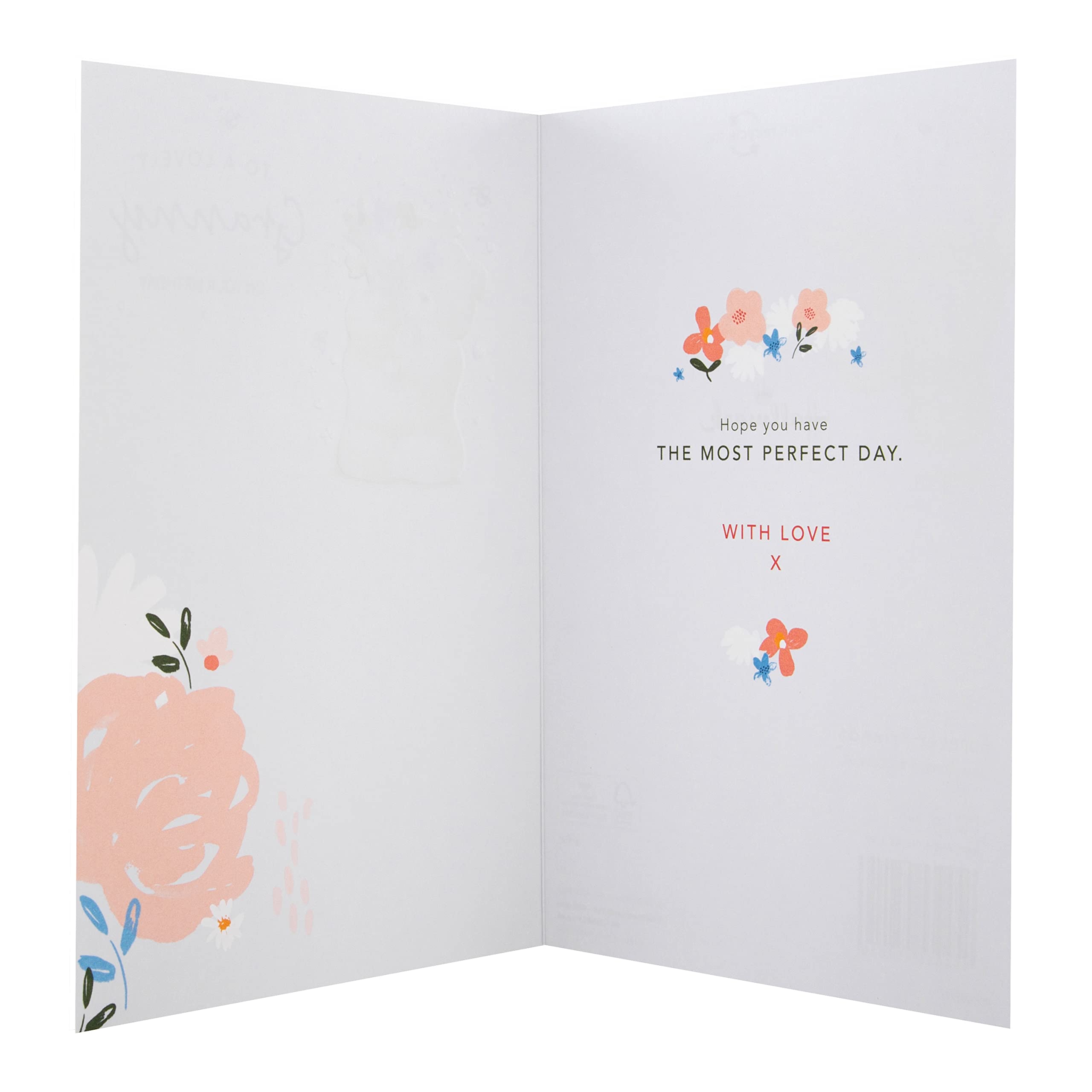 Hallmark Geburtstagskarte Für Oma – Forever Friends Design Mit Roségoldener Schrift