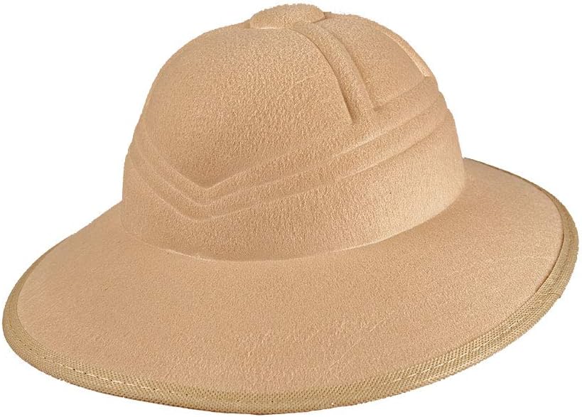 Wicked Costumes Adult Unisex Beige Safari Jungle Hunter Fancy Dress Hat