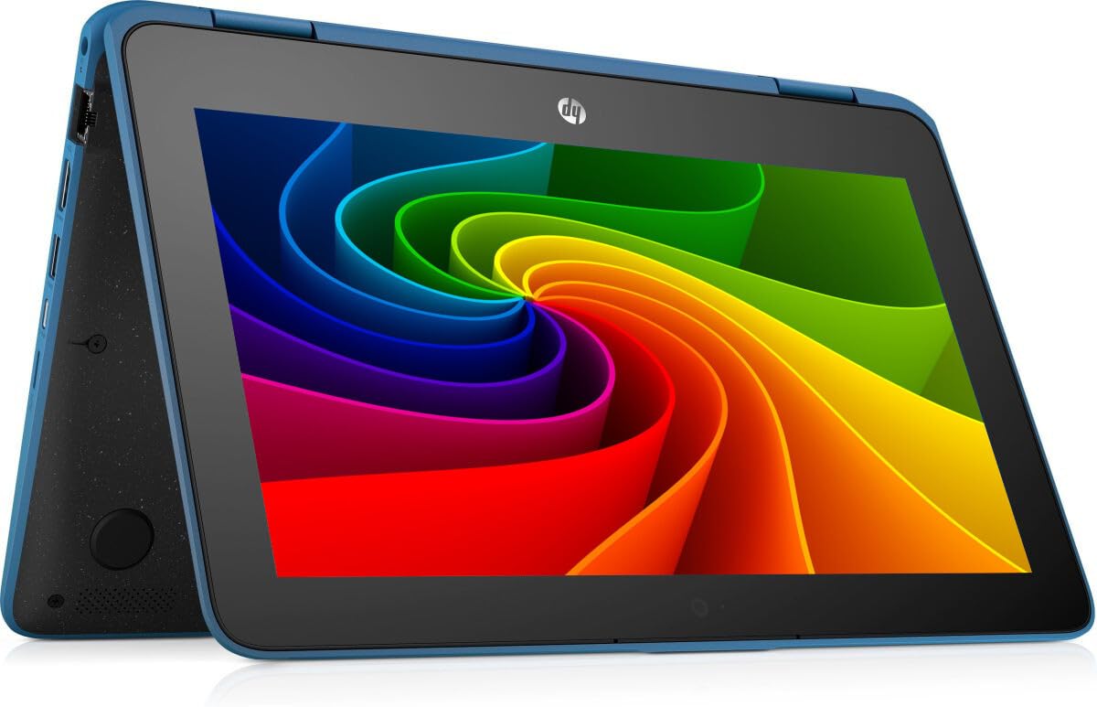 HP Business Premium Laptop Notebook ProBook X360 11 G3 Pentium N5000 4GB 128GB SSD BT WLAN 1366x768 Touchscreen Windows 11 QWERTZ (Blue) (Generalüberholt)