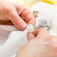 Vista 7 de MTLEE 200 horquillas para acolchar, coser en forma de U, pasadores de costura de acero inoxidable de 0.9 pulgadas de largo, doble costura, bloqueo