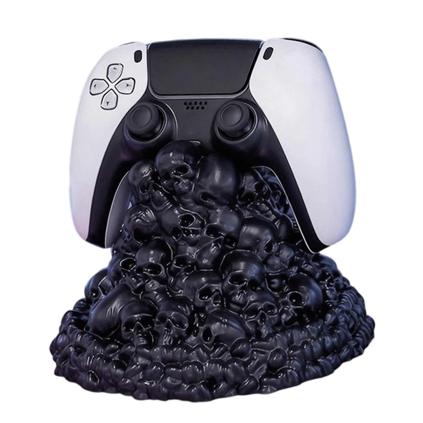 hogtnd Game Controller Stand Skull Design, Supports Multi-Purpose Display Stand for Controller, Phone, Gaming Accessories, Ergonomic Gaming Equipment