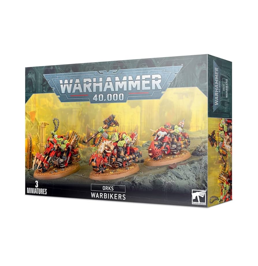 Amazon.com: Games Workshop Warhammer 40k - Ork Warbiker Mob