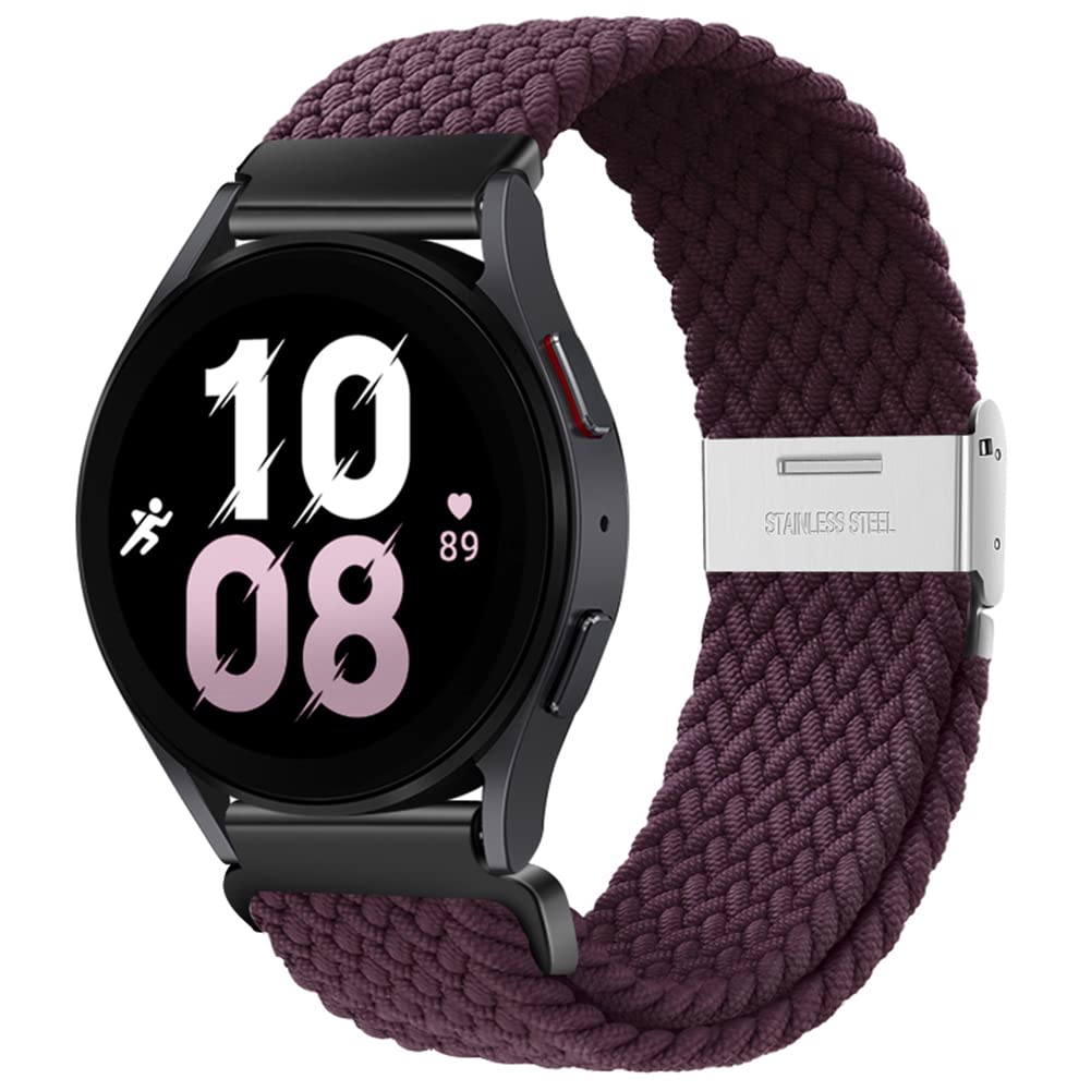 20mm Sport Loop Band Compatible With Samsung Galaxy Watch 7 6 5 4 40mm 44mm/Watch 5 Pro 45mm/Galaxy Watch 4 6 Classic 42mm 46mm 43mm 47mm/Watch 3 41mm
