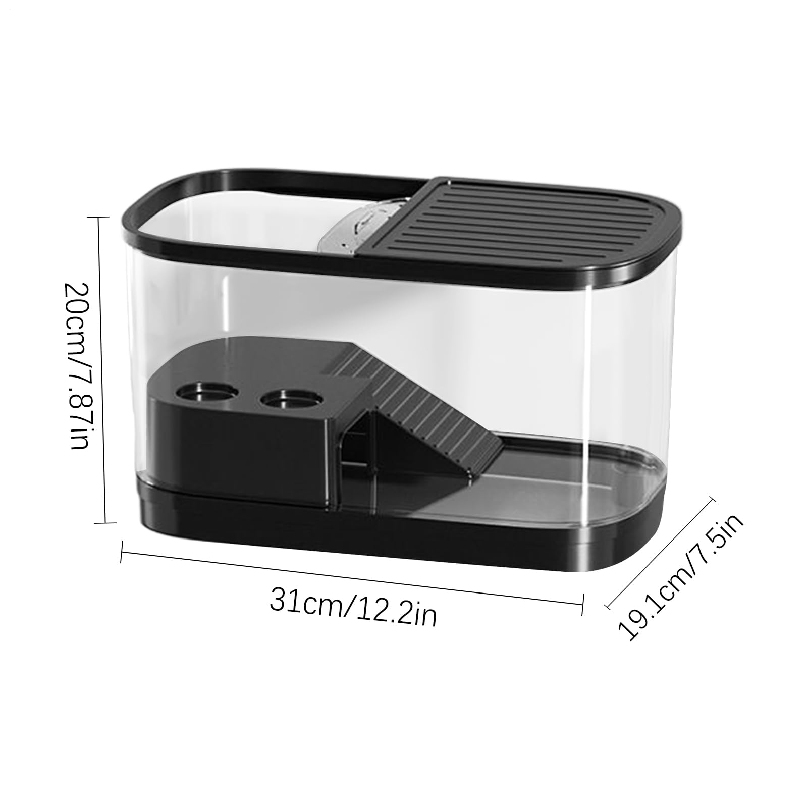 Bac à Tortues Aquarium Terrarium d'élevage intérieur et extérieur | Reptile Terrarium Tortue Boîte Reproduction Pour Intérieur Extérieur Gecko Geckos Serpent Serpents Lézard Lézards Grenouille
