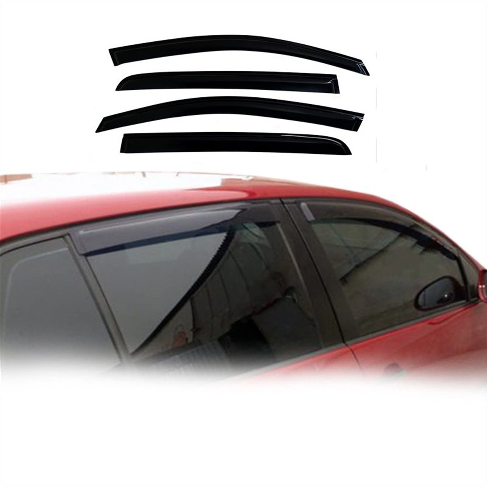 Déflecteurs de voiture pour Golf Mk4 1997-2003 | Finition aérodynamique premium