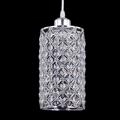 1 Light K9 Crystal Chandelier Pendant Light for Kitchen Island