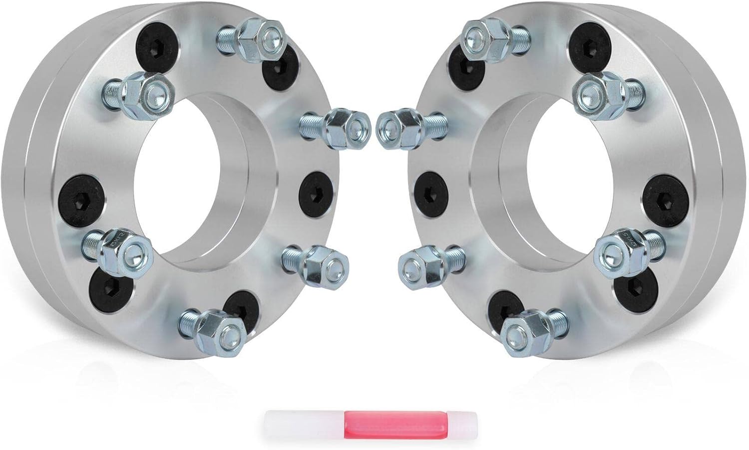 ECCPP 2PCS change bolt pattern from 5x135 to 6x5.5 5 lug to 6 lug Conversion Wheel Adapters Lug Centric 2" 5 Lug fits for ford F-150 1997-2003