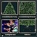 Goplus 5ft Fiber Optic Artificial Christmas Tree, Pre-Lit Christmas Tree with 170 Branch Tips, Colorful Lighting, Foldable Metal Base, Lighted Xmas Full Tree for Office, Home, Holiday Decor