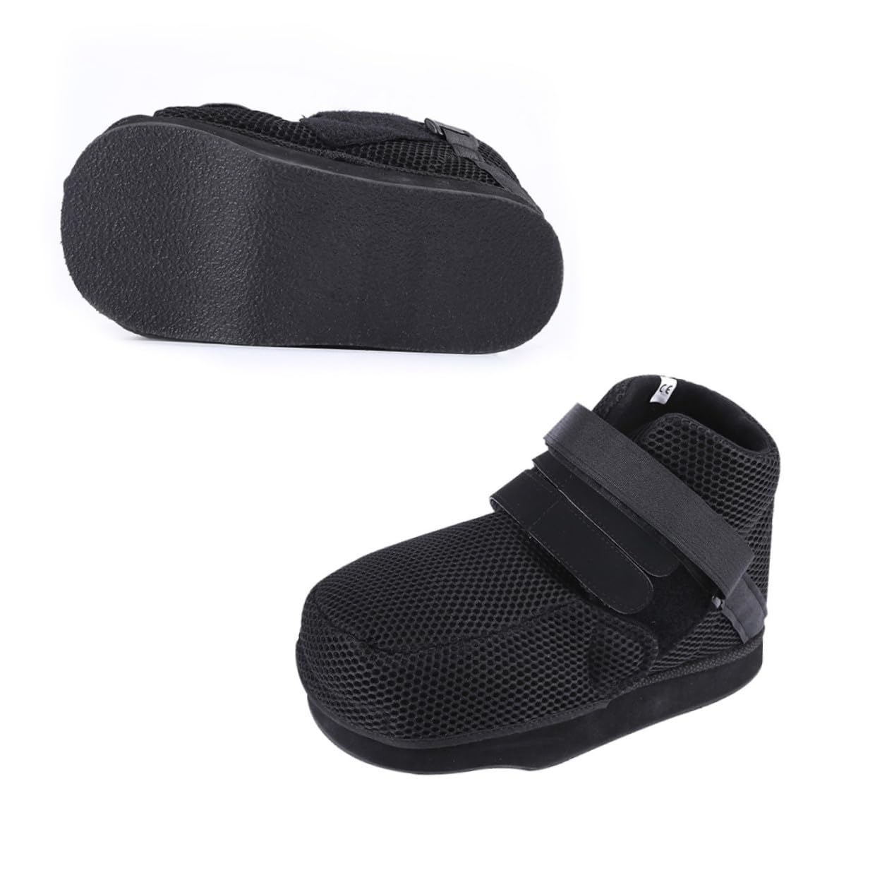 Healeved Foot Decompression Shoes Postoperative Walking Boots for Broken Toe Foot Fractures with Adjustable Straps and Sole Comfortable Support for Injury Xl