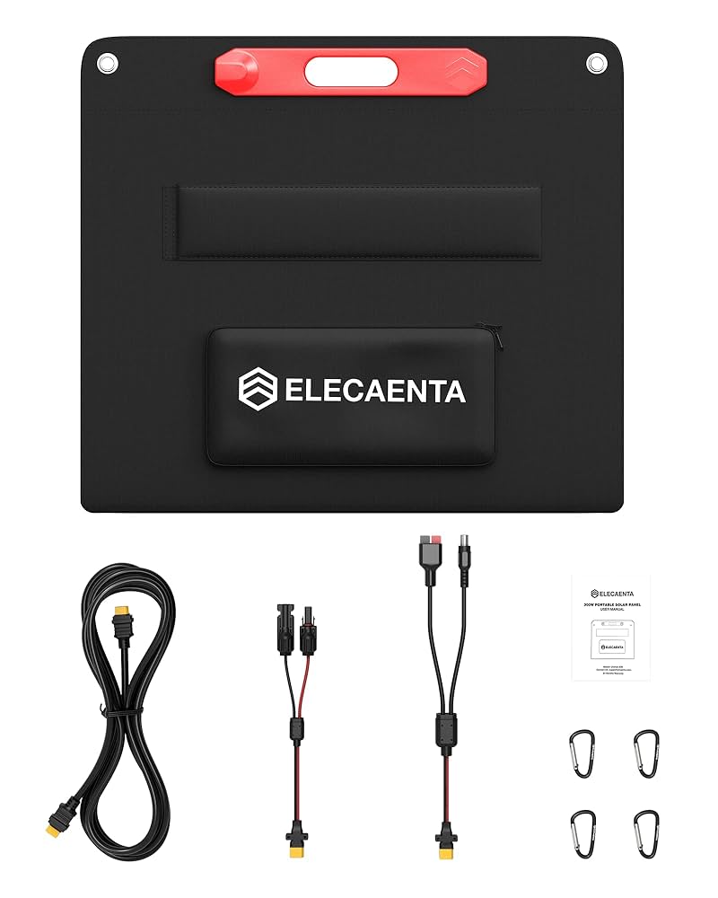 Amazon.co.jp: 【薄型軽量化】ELECAENTA ソーラーパネル 300W