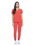 Womens Essential Cool Stretch Jogger Scrub Set with Regular and Petite Sizes