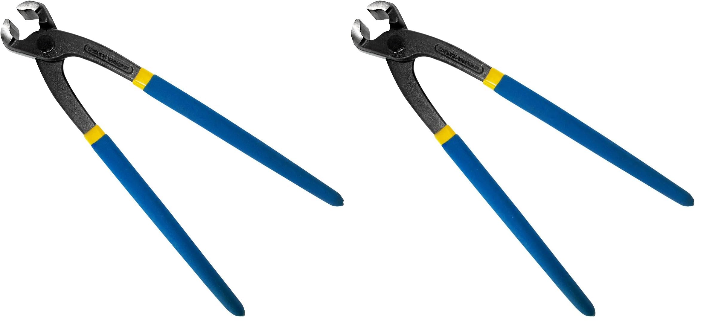 S&R Kneifzange 280 mm Chrom-Vanadium Stahl, beschichtete Griffe, Monierzange Flechterzange, Beisszange Drahtzange Schneidzange 280 mm (Packung mit 2)
