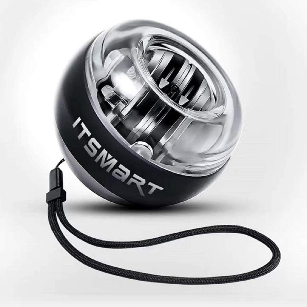 GnkerWrist Power Gyro Ball, Auto-Start Wrist Strengthener and Forearm Exerciser for Stronger Arm Fingers Bones with LED Lights