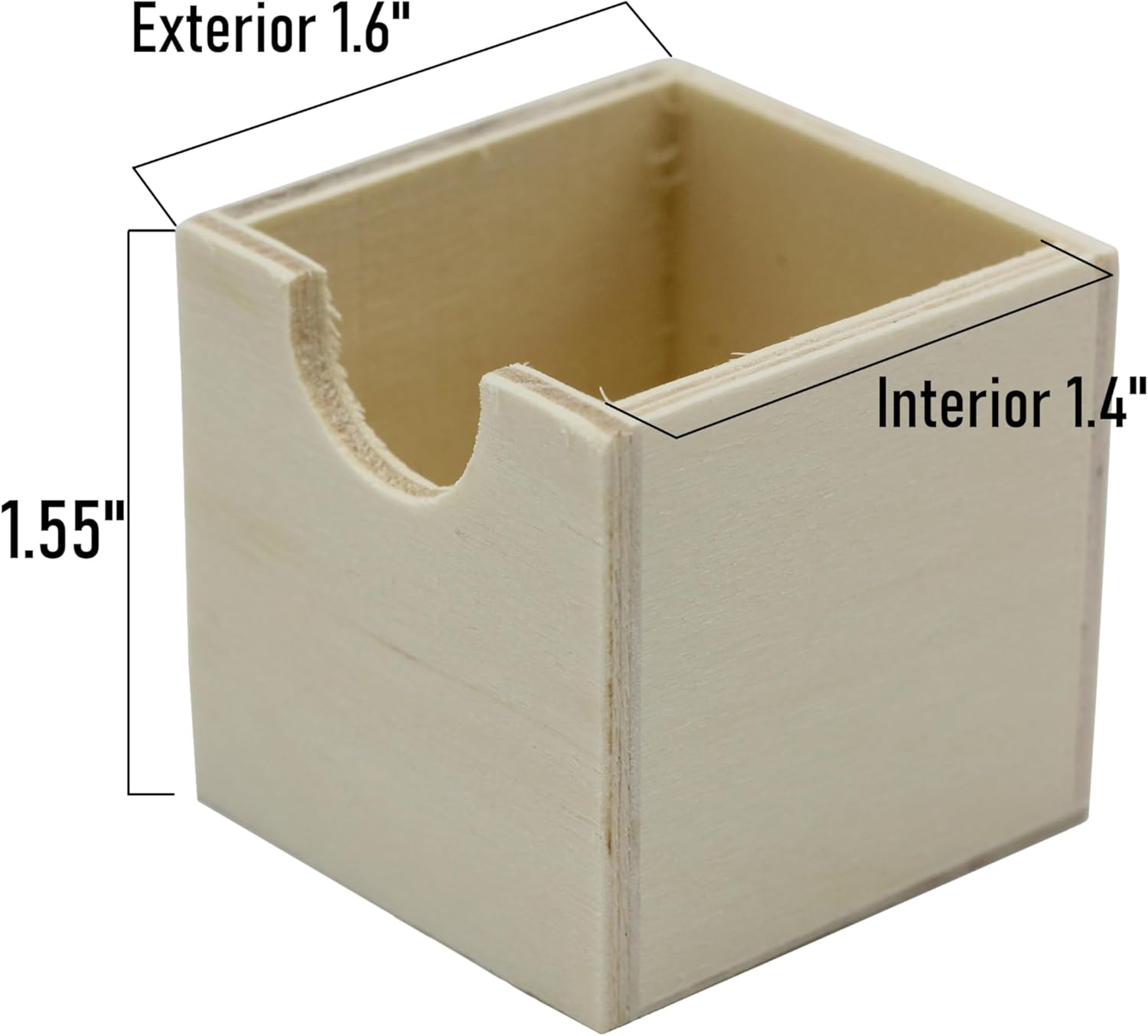 Creative Hobbies 13 Inch Christmas Advent Calendar Shadow Box - Pre Assembled with Removable Drawers - Unfinished Wood Ready to Decorate and Personalize - For DIY, Gifts & Crafts - Image 5
