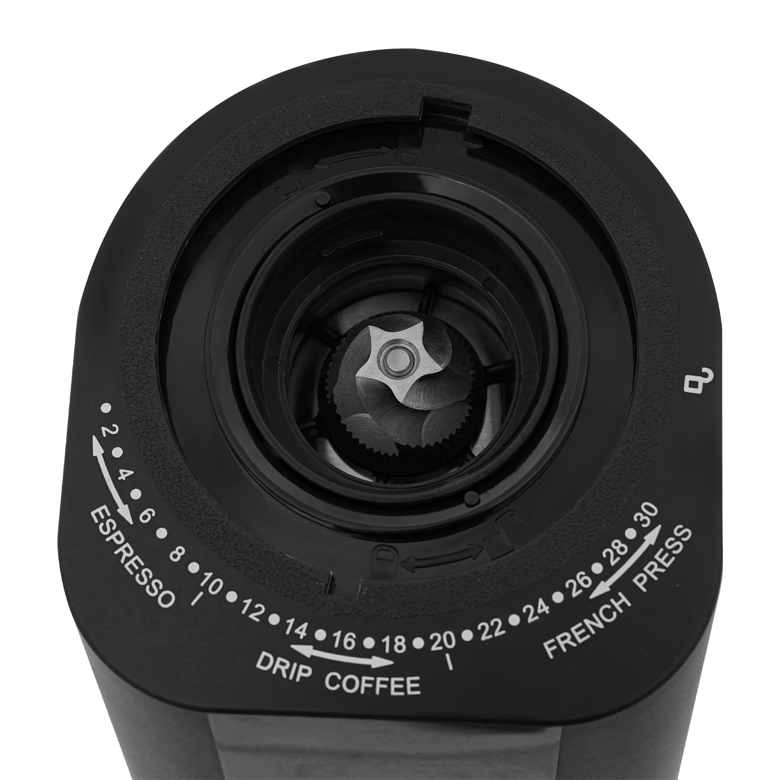 Młynek do kawy, 30 stopni równomiernego mielenia, regulowany młynek do kawy, elektryczny mechanizm stożkowy, antystatyczny, ekran dotykowy LCD, do espresso/French Press