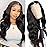 Hedy 10A Glueless Human Hair Wigs for Women 180 Density HD Transparent Body Wave Wear and Go Glueless Wigs Human Hair Pre Plucked Pre Cut HD Lace No Glue Natural Black 26 Inch