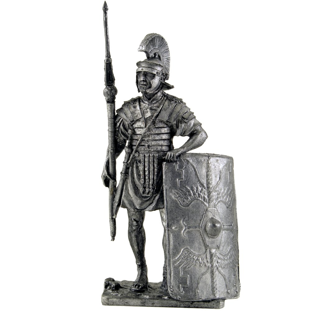 Amazon.co.jp: ローマ軍兵士。ローマ、1世紀。金属の彫刻