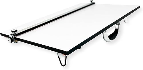 Miniatura 4 de Proartek Drafting PK00015 Modelo PXB24 - Tablero de dibujo portátil de 18 x 24 pulgadas serie PXB recto paralelo de aluminio ajustable asa de