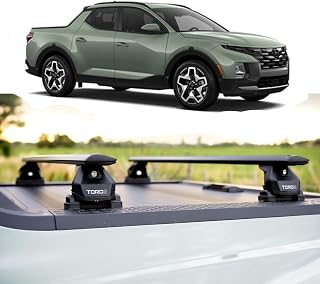for Hyundai Santa Cruz Bed Rack Cross Bars Roof Rack Black
