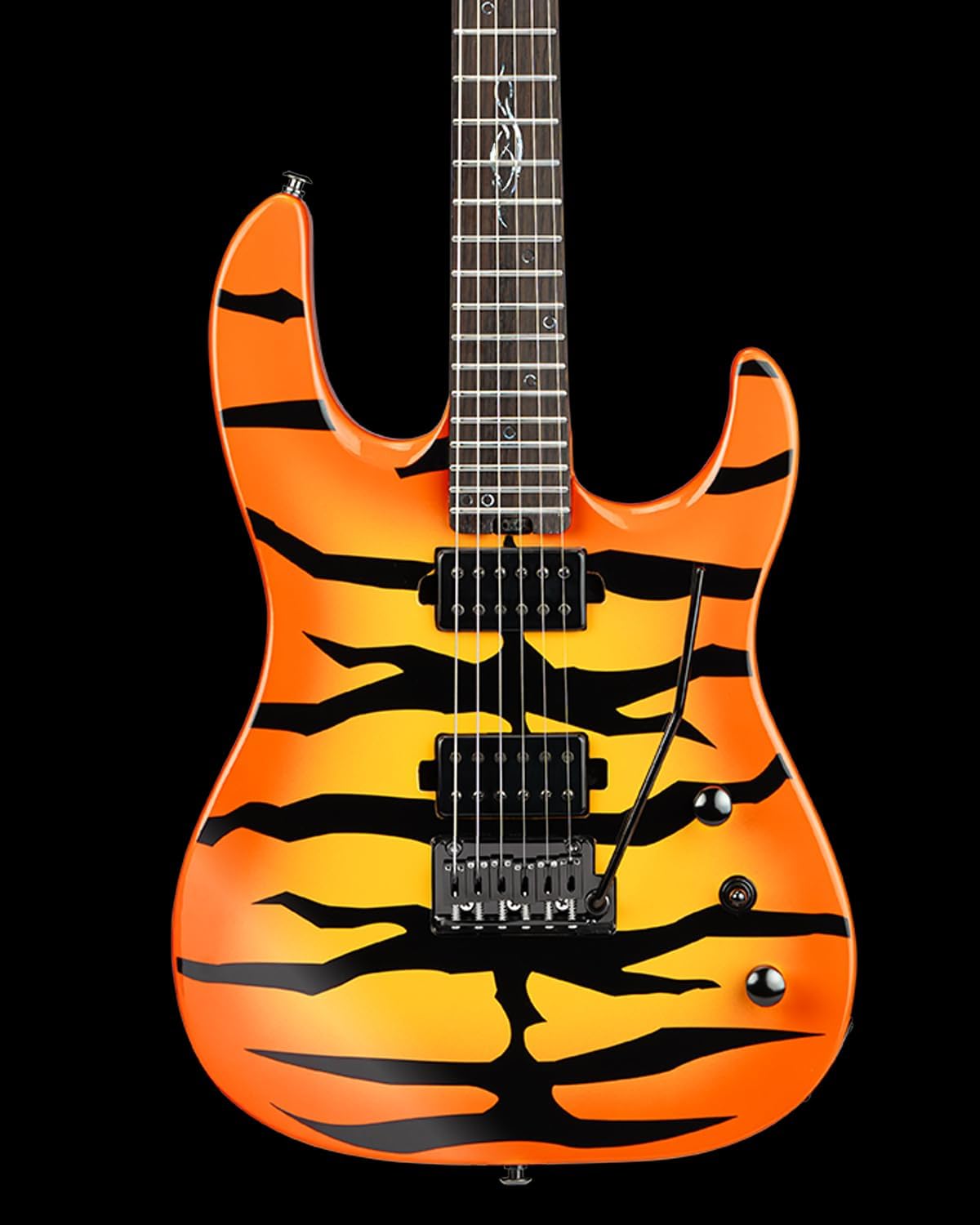 WestCreek Aetheris Solid Body Electric Guitar, Mahogany Body, Maple Neck, Rosewood Fretboard, Rounded End Frets, Bone Nut, 24 Frets (Yellow)