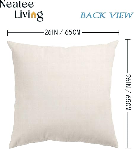 Miniatura 8 de Juego de 4 fundas de almohada de Navidad de 20 x 20 pulgadas, color rojo y verde, fundas decorativas de Navidad, árbol de Navidad, ciervos, Papá