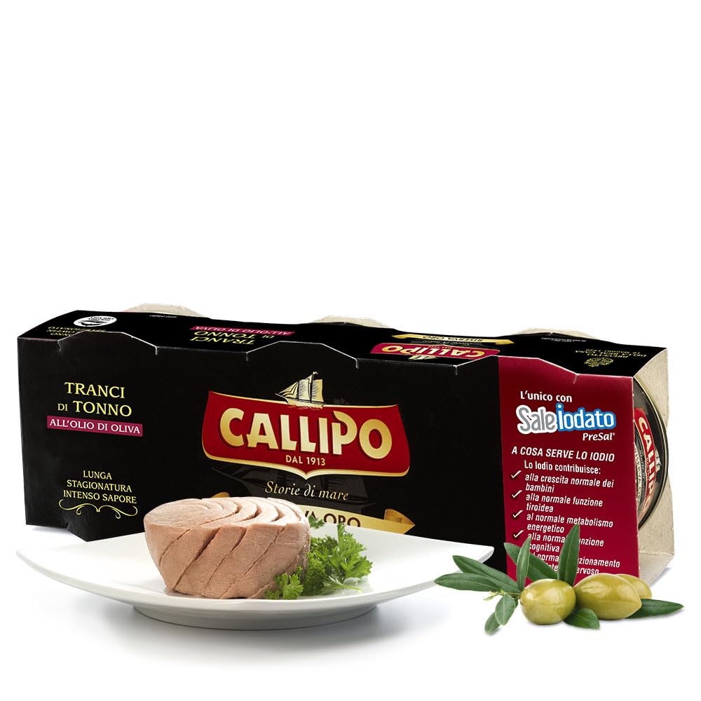 Tonno Callipo Riserva Oro 18x70 g all'Olio di Oliva – Box Giù in Calabria - Confezione Multipack