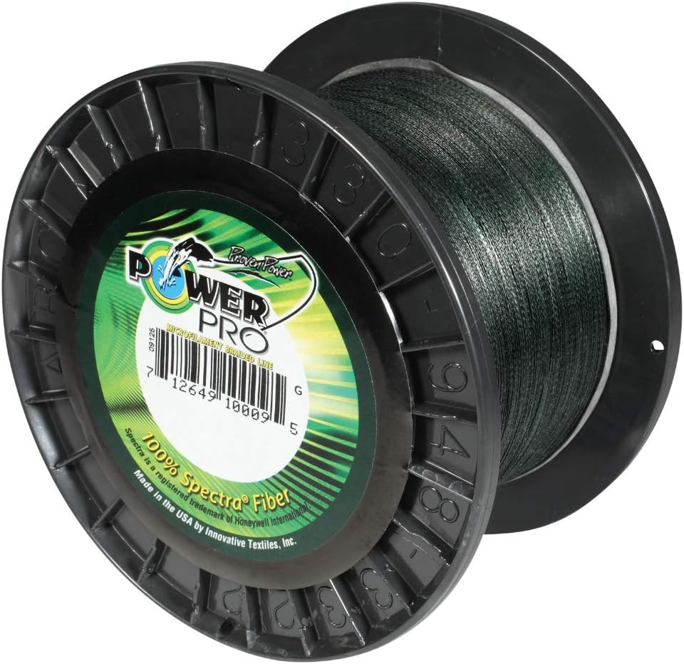 Power Pro Spectra Moss Green Braided Line
