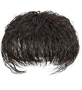 Clip On Hair Topper Human Wavy Hair Hairpiece Hair Extension for Women Increase the amount of hai...