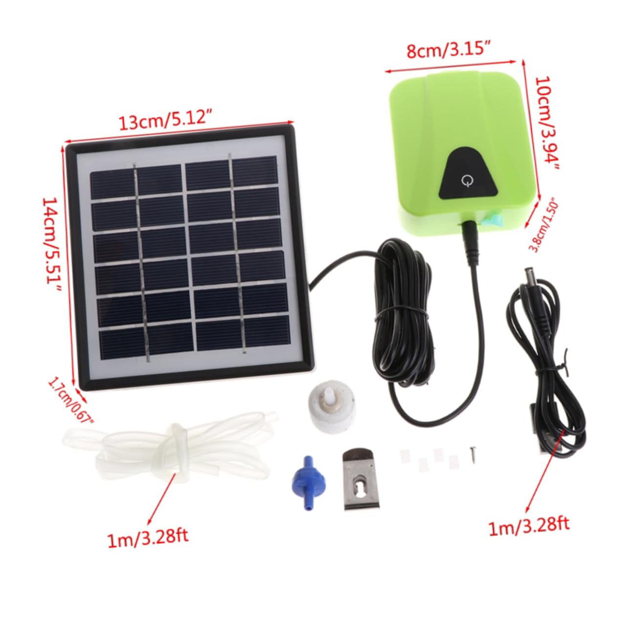 3 Piezas Aireadora De Estanque De Aireador para Estanque Accesorios De Aire Accesorios para Peces Betta Pecera para Peces Betta Aireador De Energía Solar De Agua