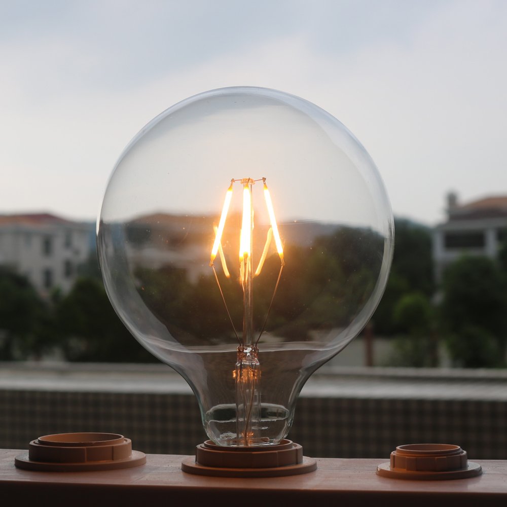 Edison żarówka LED w stylu retro E27 E27 AC 220 V LED C35 G45 A60 ST64 G80 G95 G125 Vintage G125 G125 E27 4.00 W 220,00 V