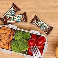 Vista 5 de Yummy Chew Milky Way Barras de caramelo de chocolate, barras de caramelo de la Vía Láctea de tamaño divertido, barras de chocolate a granel