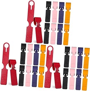 TENDYCOCO 30 Peças Listando Etiquetas De Viagem Etiquetas De Bagagem De Couro Etiquetas De Bagagem Para Bagagem Acessórios De Bagagem De Viagem Etiquetas Decorativas Etiquetas De Bagagem