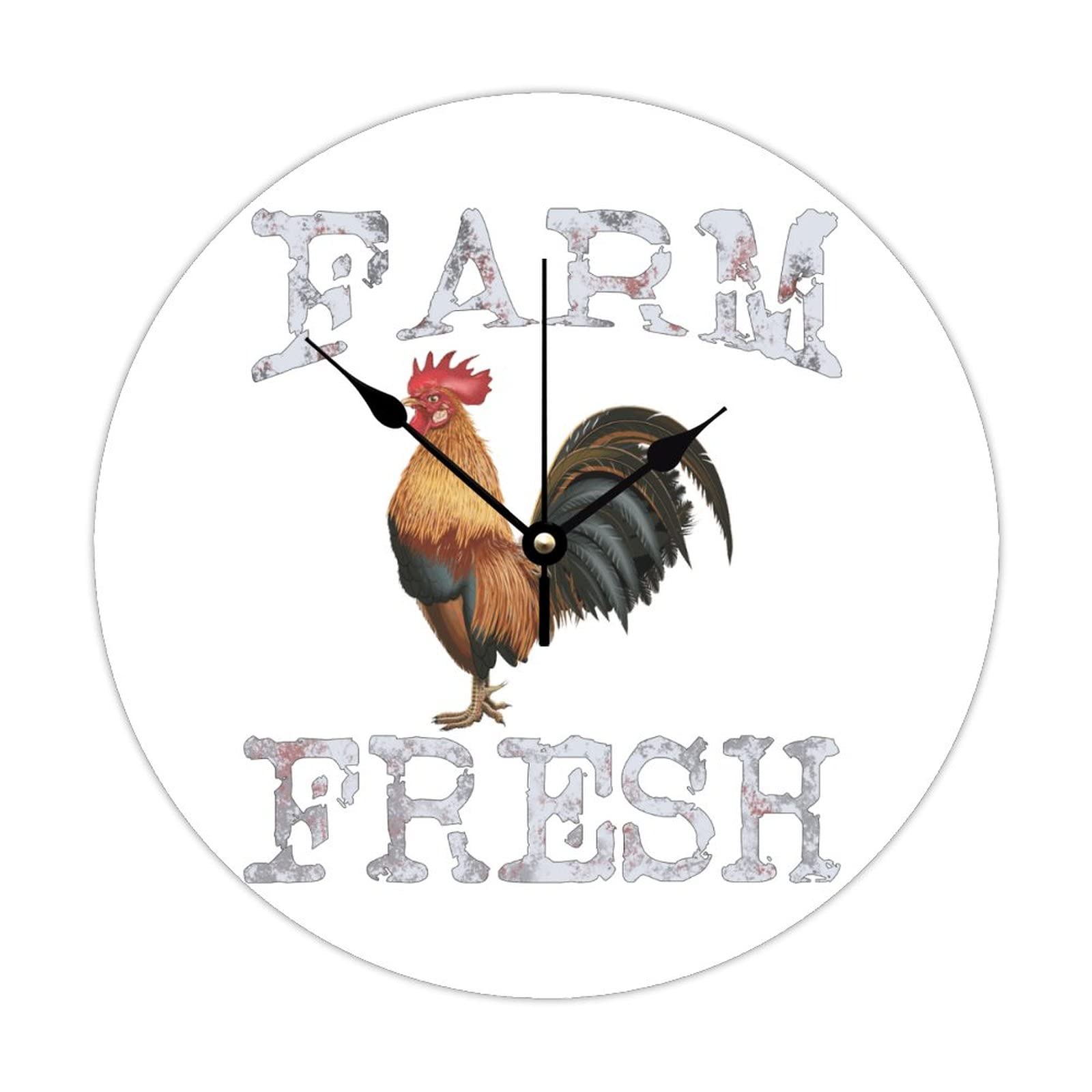 Horloges murales en bois coq pour décorer votre cuisine
