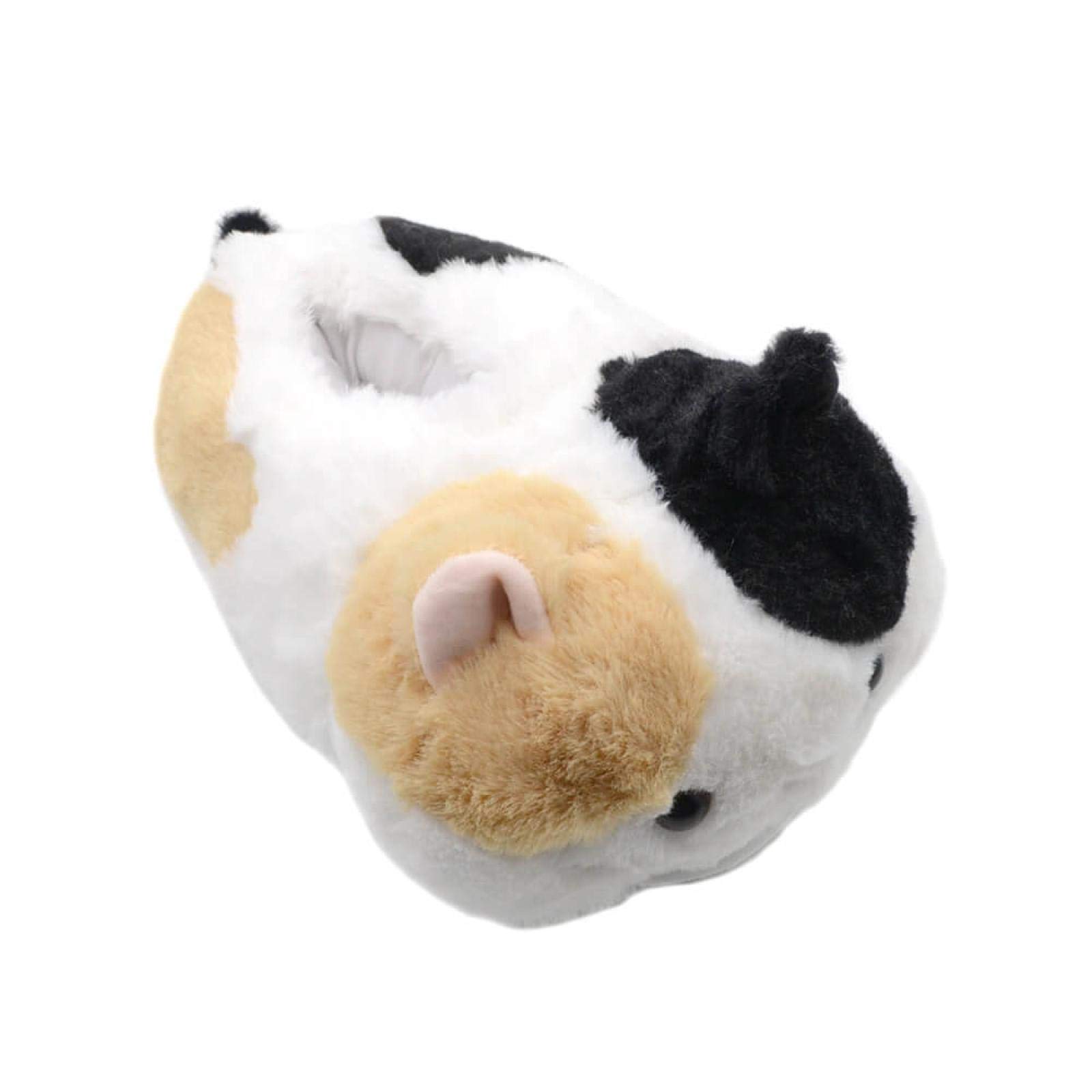 XHBYG Cute Animal Slippers, Pink Rabbit Plush Winter Warm Velvet Slippers Comfortable Indoor Shoes Hamster Bunny Slippers Cat Plush Slippers 10 MulticolorCAT