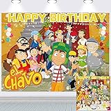 Generic Party Supplies for El Chavo Animado Backdrop for Birthday Baby Shower Banner Background Photography Decoration Background 7x5ft