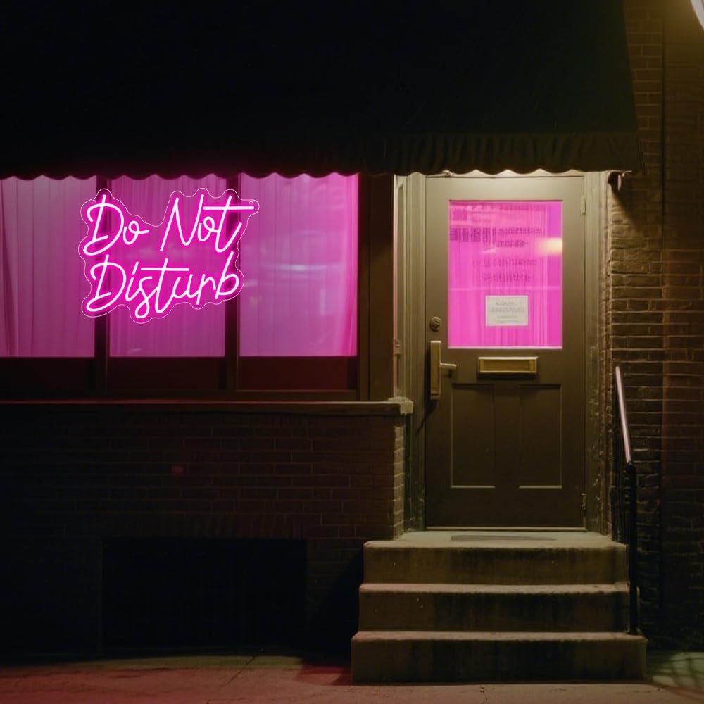 Do Not Disturb Neon Signs for Wall Decor, Busy Neon Sign USB Powered Light for Bedroom Game Room Hotel Office Business Meeting Decoration - Image 6