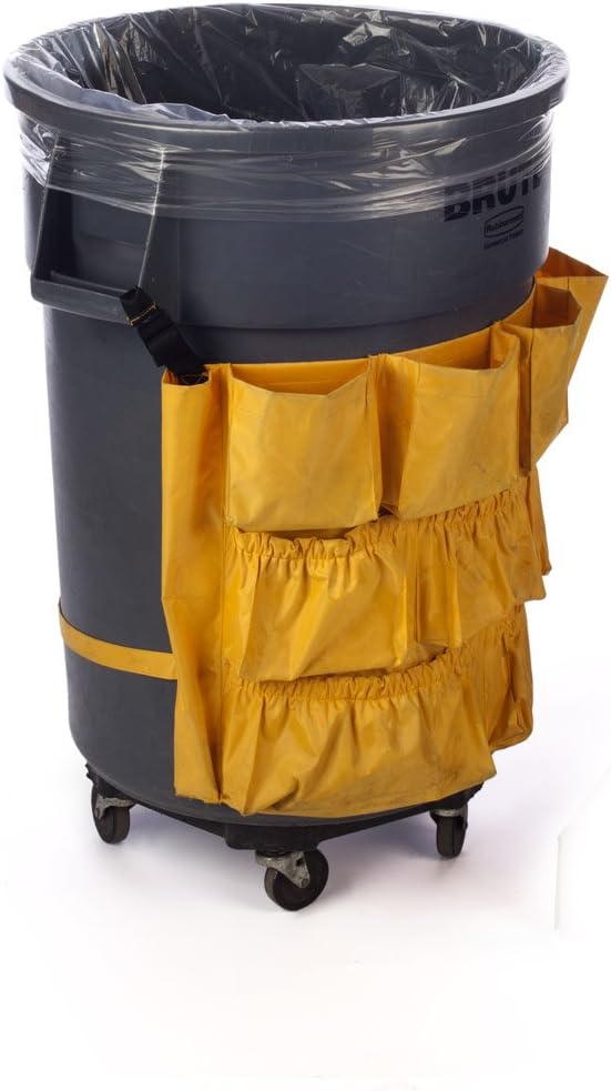 16" x 14" x 36" x 3 mil 20 to 30 Gallon Clear Eco-Manufactured Plastic Heavyweight Trash Can Liners (Case of 200)