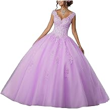 Laces Appliques Long Ball Gown Puffy Tulle Quinceanera Dresses for Teens
