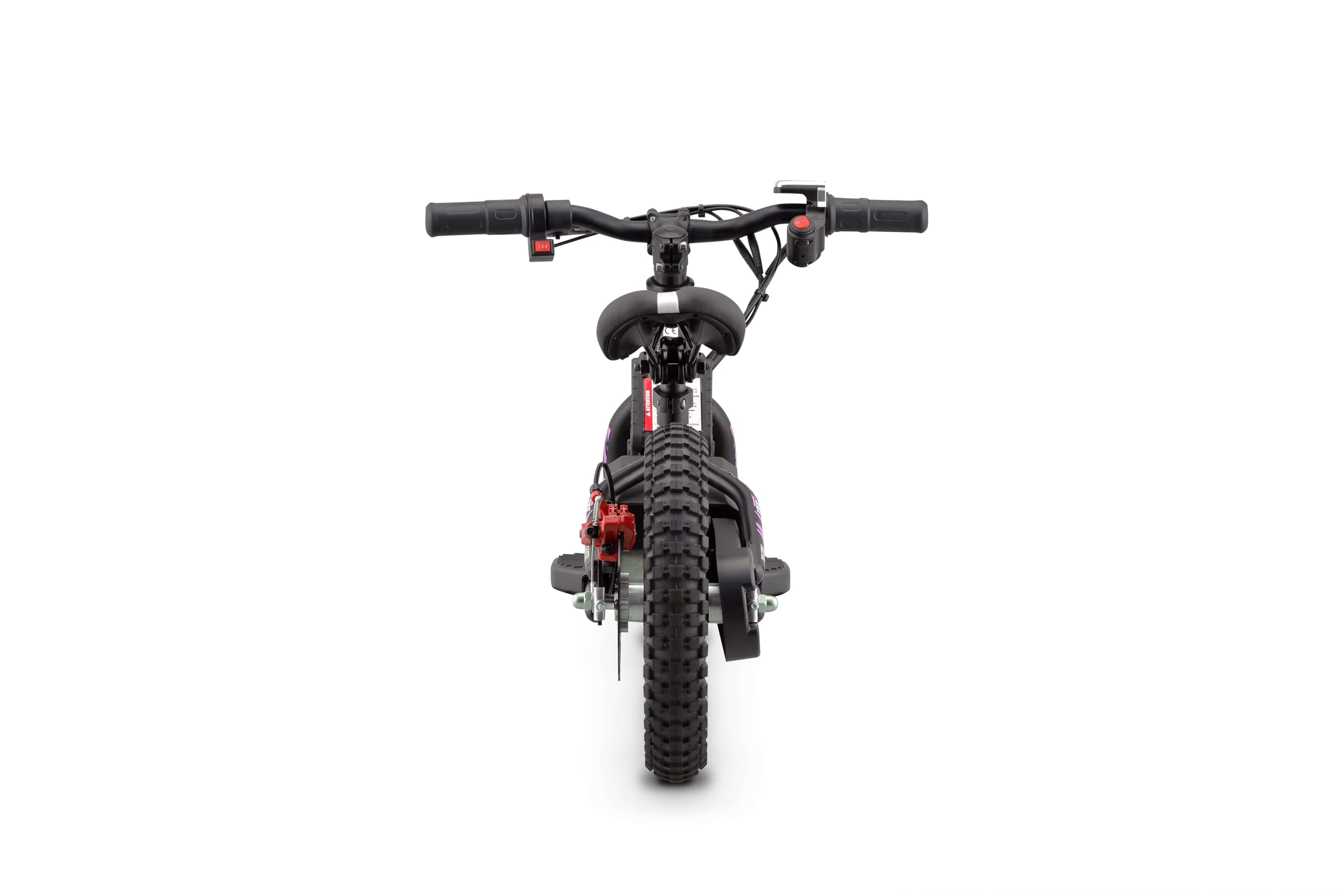 LXF Draisienne électrique Enfant Kookie 12" Black Edition, 250w, Batterie Lithium-ION 21V, Selle réglable, Frein à Disque arrière