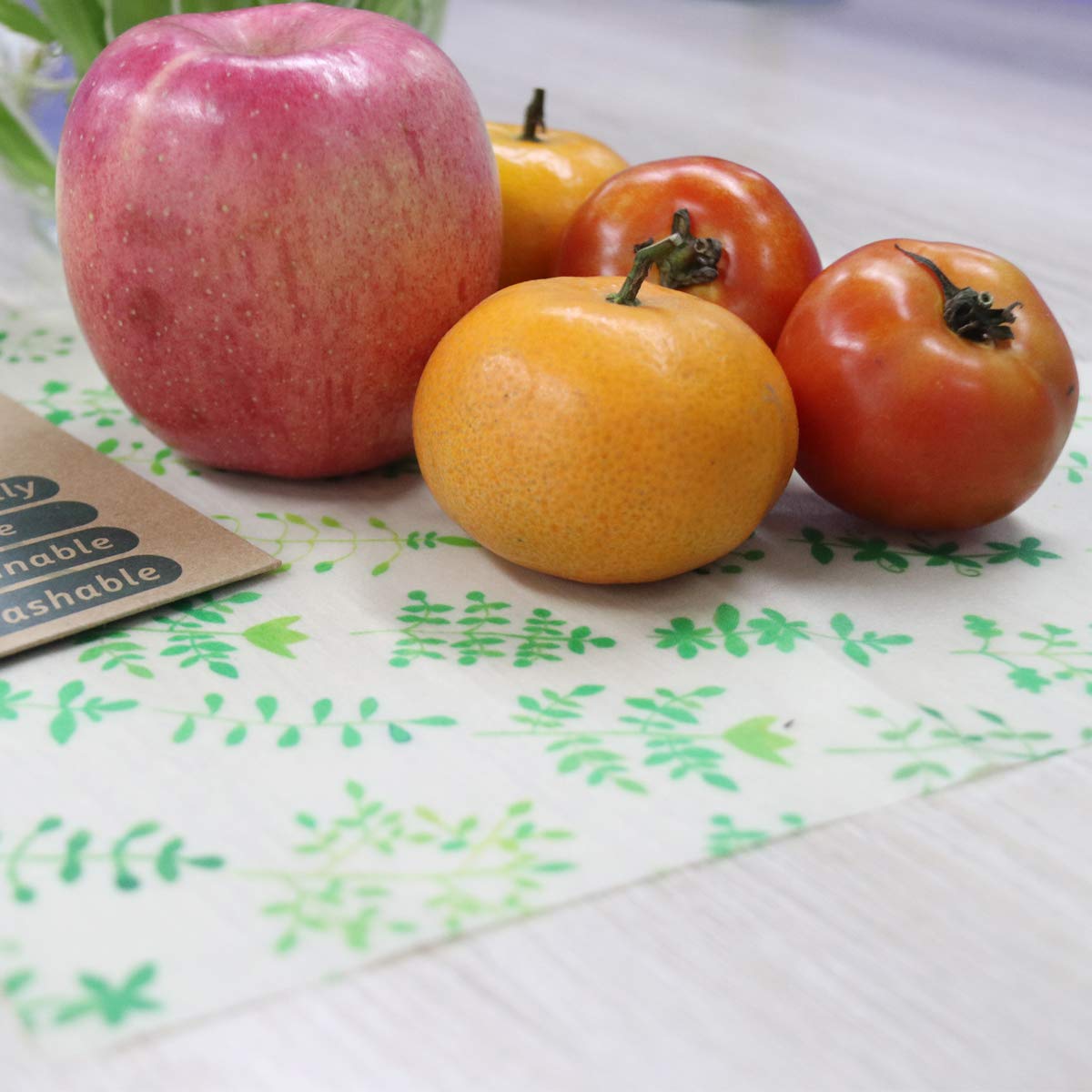 2 films alimentaires, réutilisables et écologiques à la cire d'abeille