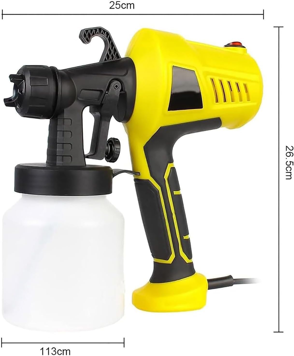 Elektryczny Pistolet Natryskowy Do Czekolady Deserowej, Aerograf 500 W Do Ciast, Zestaw Do Dekorowania Ciast Z 3 Wzorami, Do Dekorowania Ciast (pomarańczowy) Red