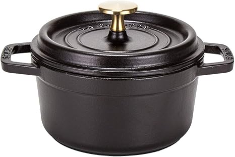 オックスフォードブルー 【美品】Staub ストウブ鍋ココットラウンド