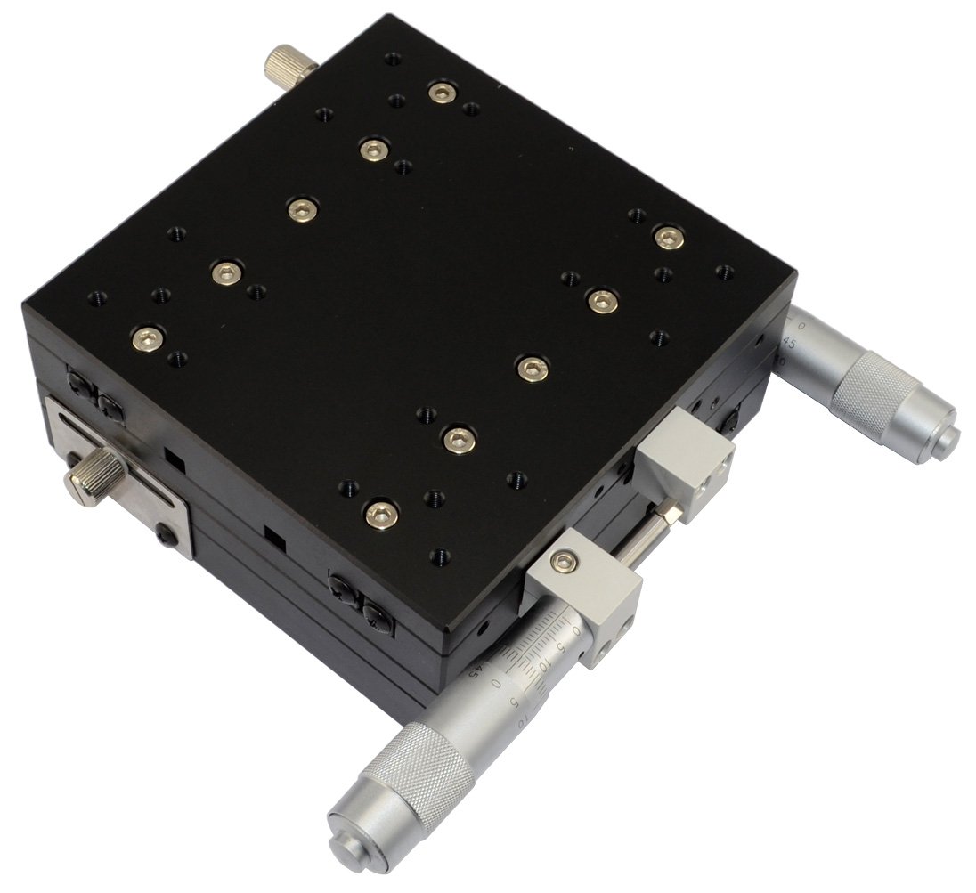 Table de translation XY linéaire Mpositioning T125 pour montage XYZ et ajustement de précision