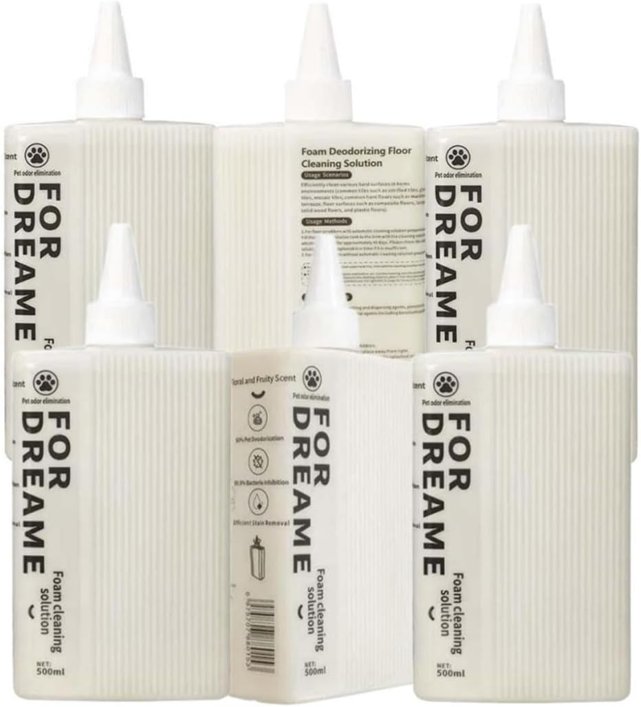 500 ML Vacuum Cleaner Pet Odor Solution. Compatible With Dreame H30, H20, H30 Ultra Max, H20pro, H20 Ultra, H30 Ultra, H14, H14pro, H14 Dual(5pcs)