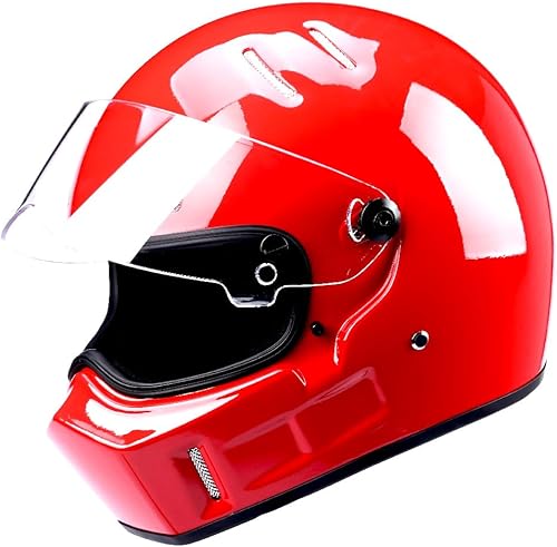Vista 32 de Casco integral de CRG Sports, de fibra de vidrio, para motocicleta, motocross y scooter, con certificación DOT, ATV-1