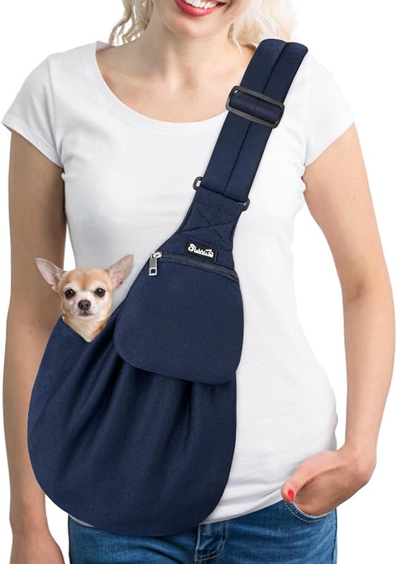 Sling para Cães SlowTon com Alça Acolchoada Ajustável DBL, Tamanho S