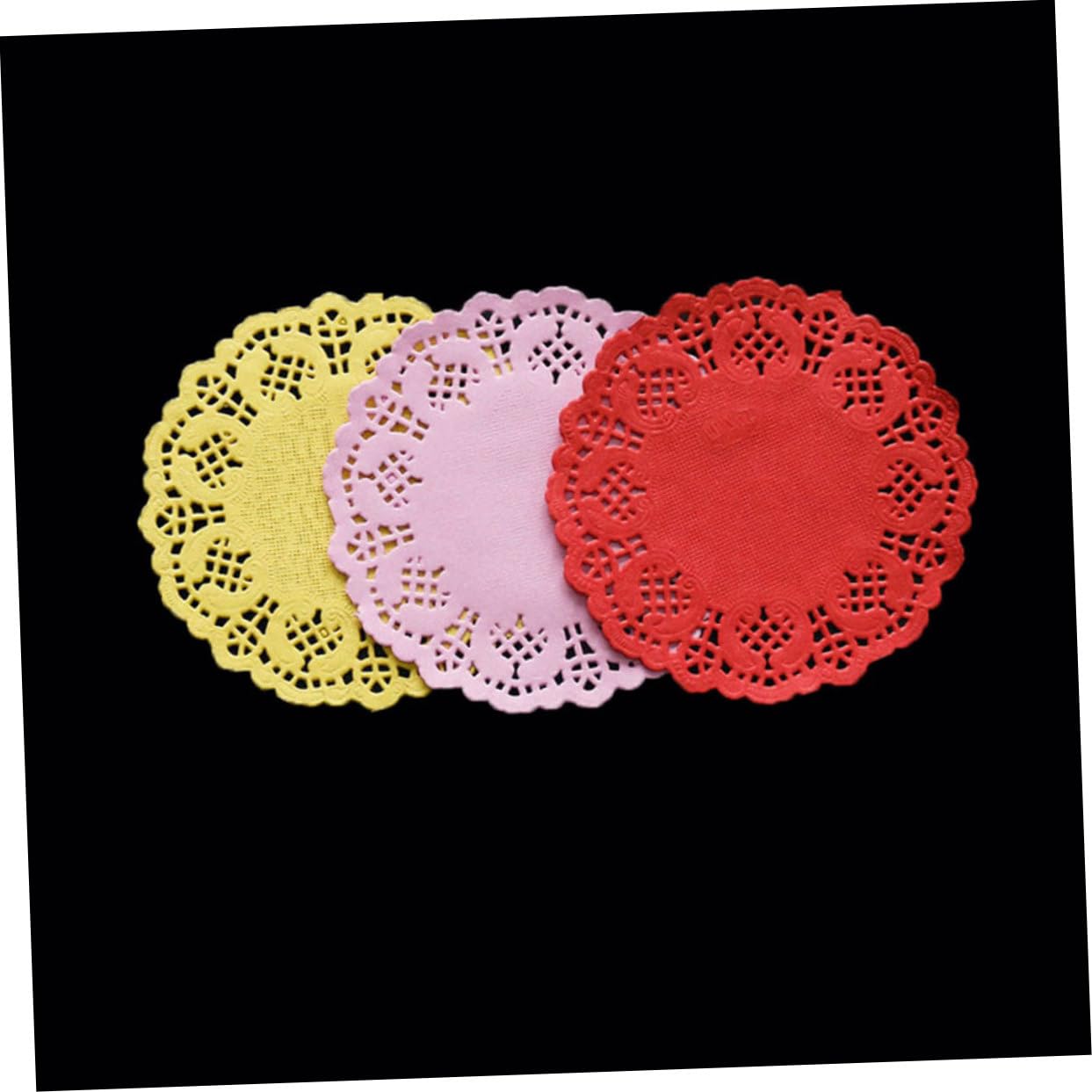 TOPBATHY 900 Pezzi sottotorta rotondo decorazioni nuziali per cerimonia nozze tovaglia natalizia rotonda tovaglie blocco di carta per torte centrini di carta pizzo fondo fiore tavolo