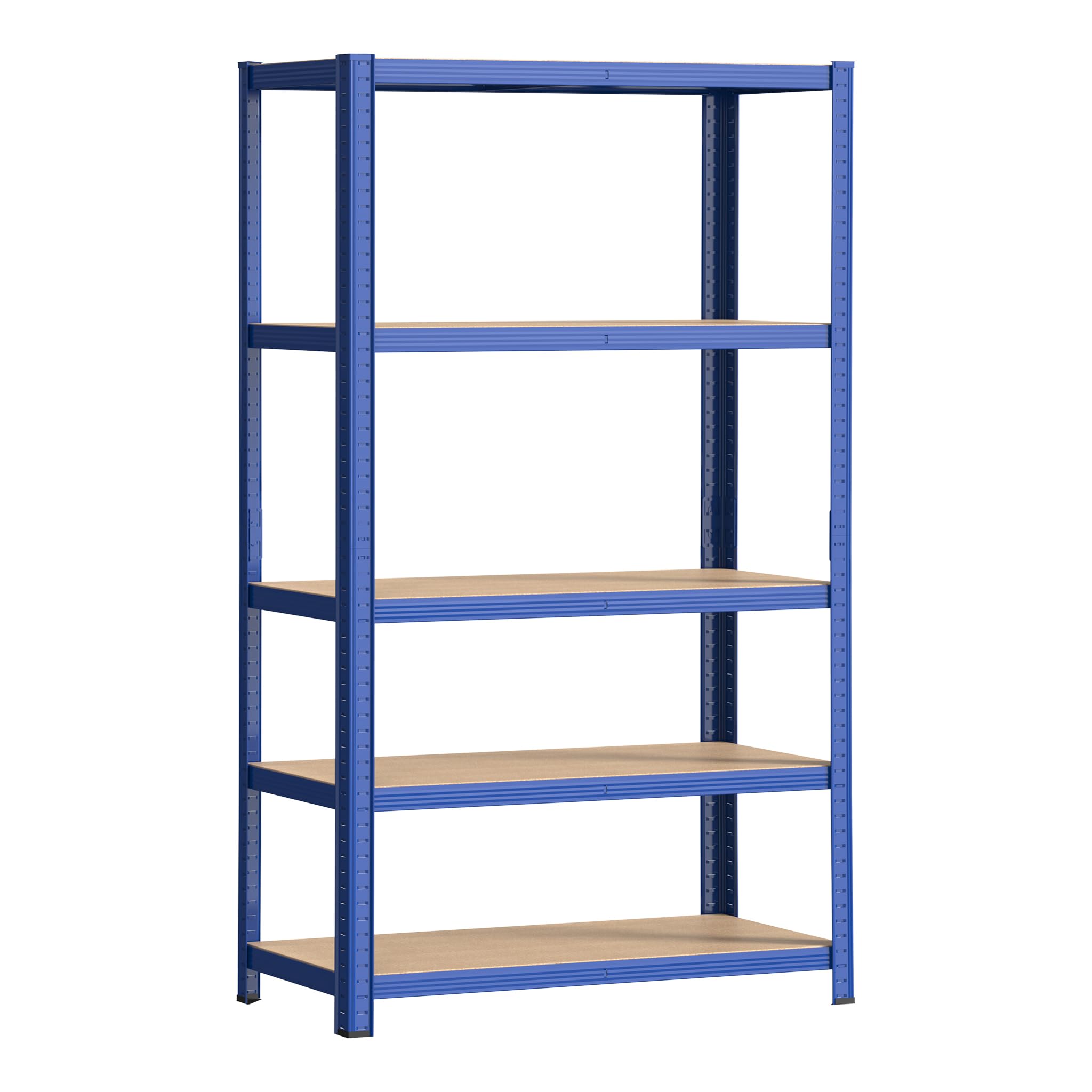 ‌Wiltec Regał magazynowy niebieski 100x60x204cm wtykowy z 5 półkami co 200kg do warsztatu