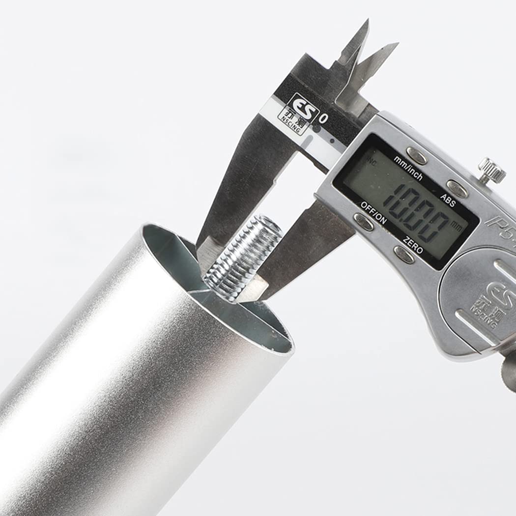 4 stuks meubelpoten van aluminiumlegering, verstelbare meubelpoten, metalen badkamerkast, poten, meubelglijders, gebruikt voor bank, salontafel, bed, tafelpoten, tafel, nachtkastje (100 mm, zilver