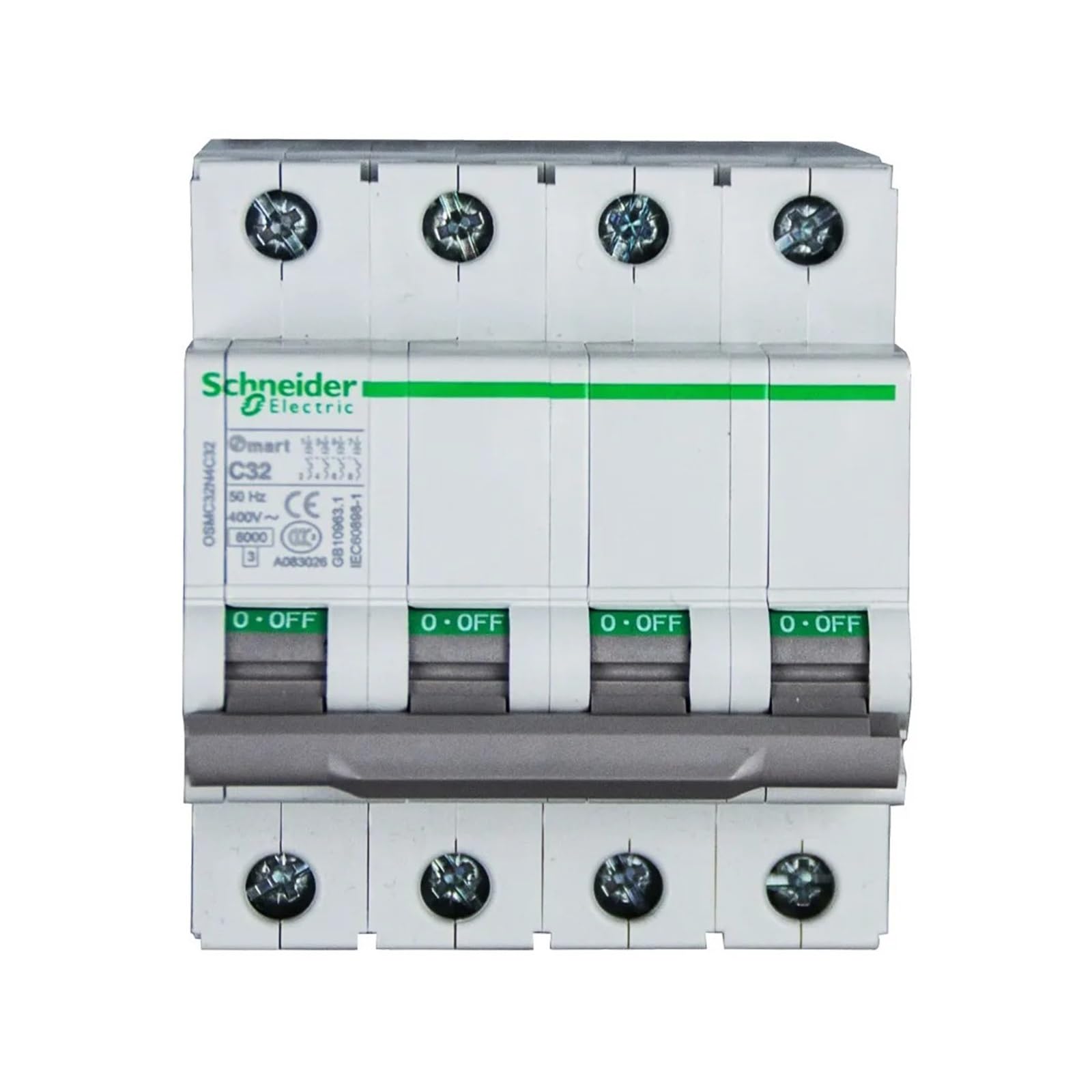 Disjoncteur miniature 4P 2A protège vos circuits 400VCA contre surcharges